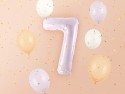 Ballon mylar Chiffre ''7'' - 72cm - mauve