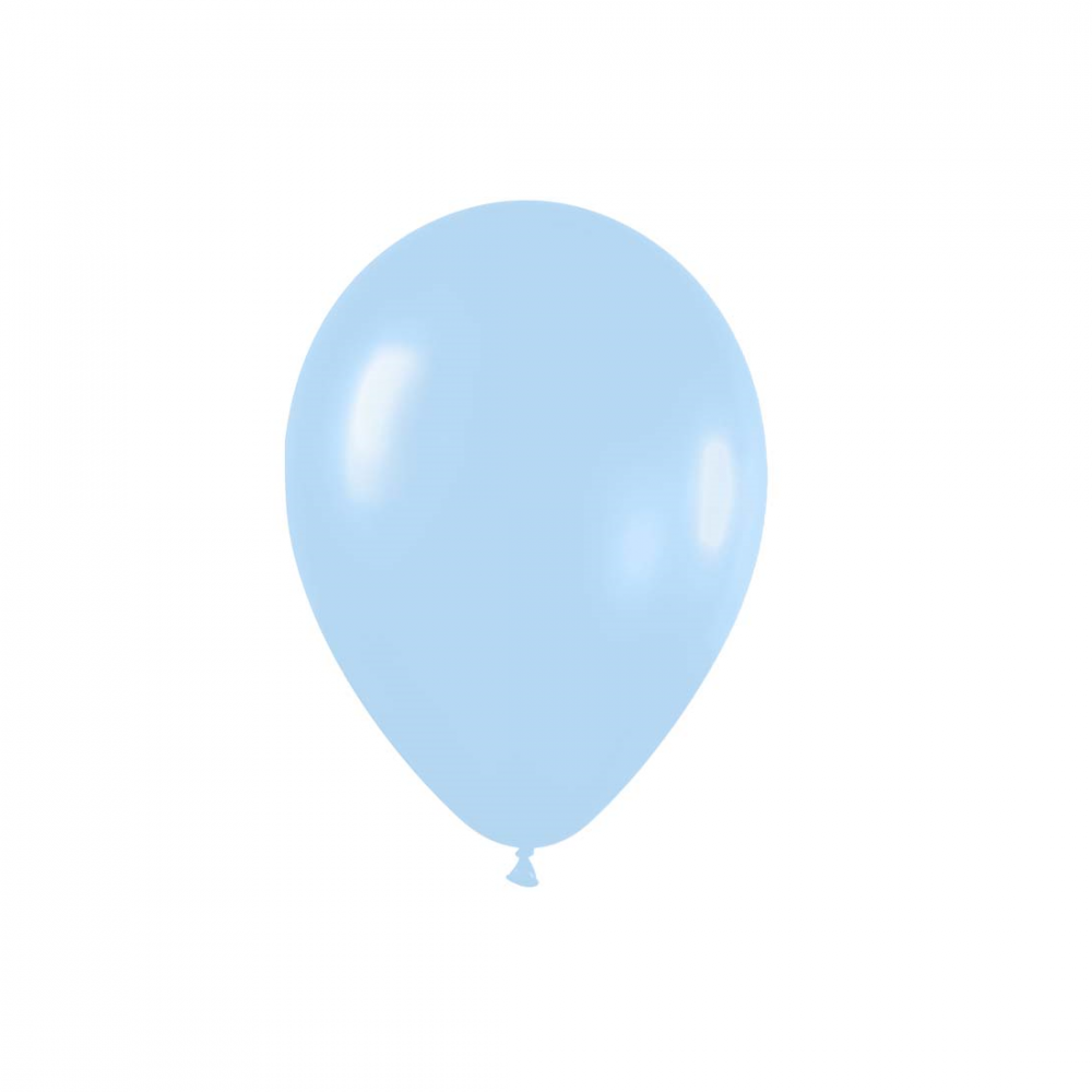 Ballon bleu pastel -  13 cm 