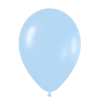 Ballon bleu pastel -  28 cm 