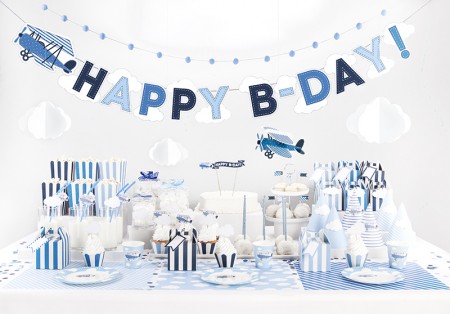 6 Ballons 30 cm - Nuages -...