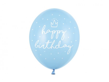 6 Ballons 30 cm - Happy...