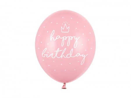 6 Ballons 30 cm - Happy...