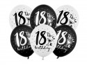 50 Ballons 30 cm - 18ème anniversaire - mix