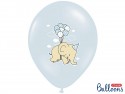 50 Ballons 30 cm - Elephant bleu pastel