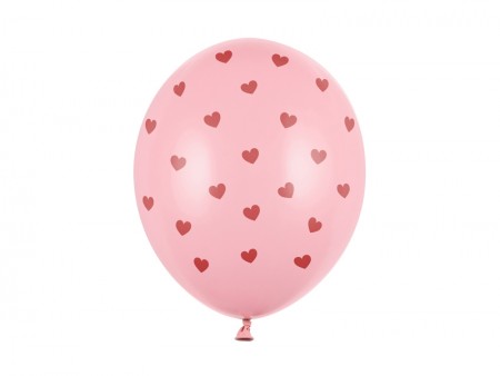 6 Ballons 30 cm - Coeurs -...
