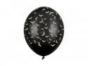 50 Ballons 30 cm - Chauve -souris - Noir Pastel