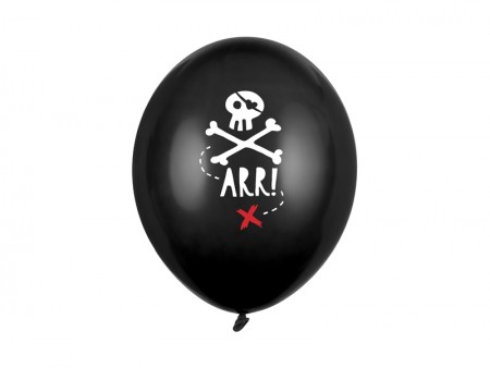 6 Ballon 30 cm - Pirates -...