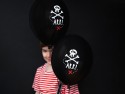 6 Ballon 30 cm - Pirates - Noir Pastel