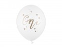 50 Ballons 30 cm - Un - pastel - blanc pur