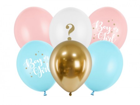 6 Ballons 30 cm - Boy or...