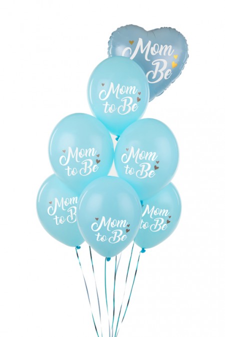6 Ballons 30 cm - Mom to Be...