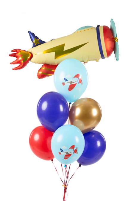 6 Ballons 30 cm - Avion