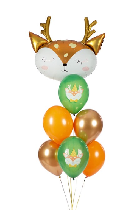 6 Ballons 30 cm - Cerf
