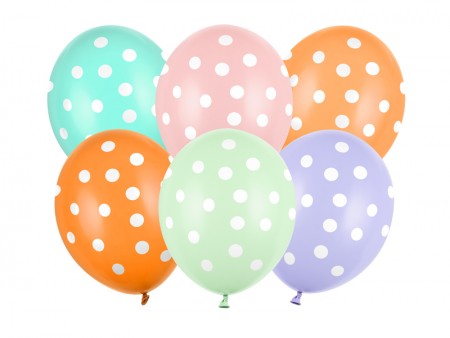50 Ballons Strong 30 cm - Pois