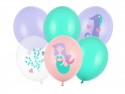 Lot de 6 ballons "sirène" - 30 cm