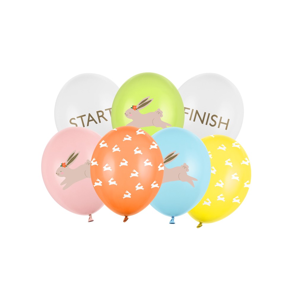 7 Ballons 30 cm - Egg Hunt