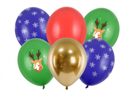 6 Ballons 30 cm Merry...