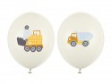 50 Ballons 30 cm - Véhicules de construction - melangé