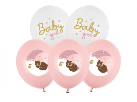 6 Ballons 30 cm - Bébé fille