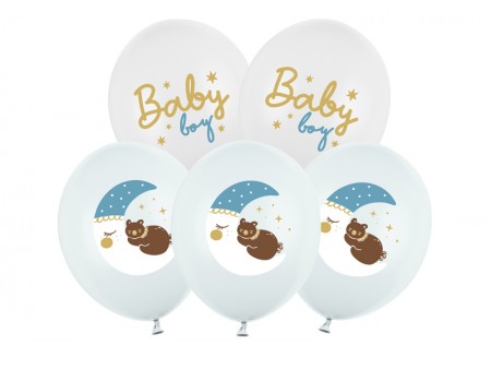 6 Ballons 30 cm - Bébé garçon