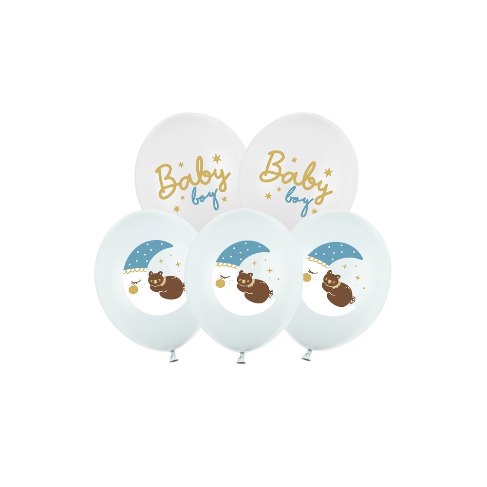 6 Ballons 30 cm - Bébé garçon