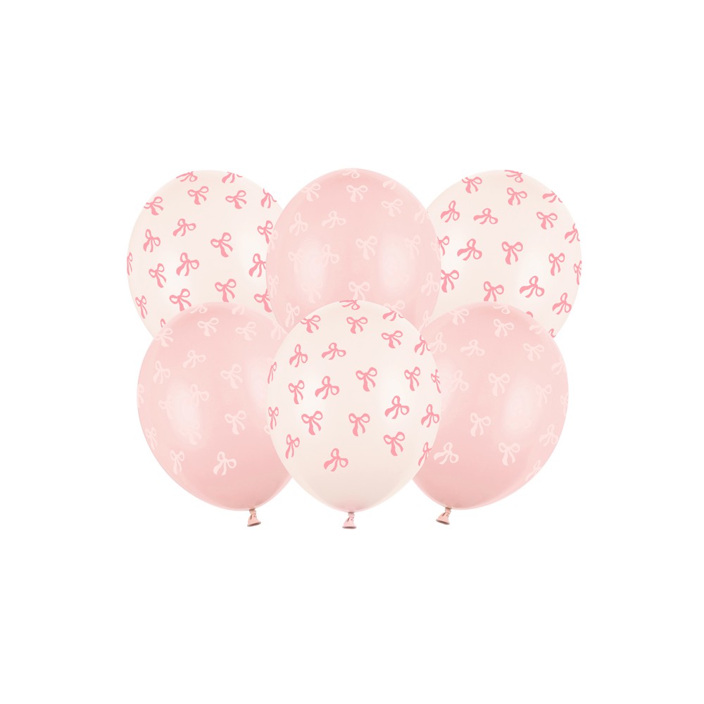 6 Ballons 30 cm - Nœuds