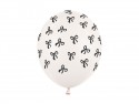 6 Ballons 30 cm - Nœuds - Pastel Off -white