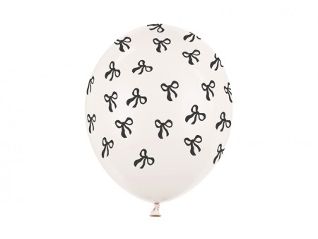 6 Ballons 30 cm - Nœuds -...