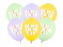 6 Ballons 30 cm - Happy Birthday