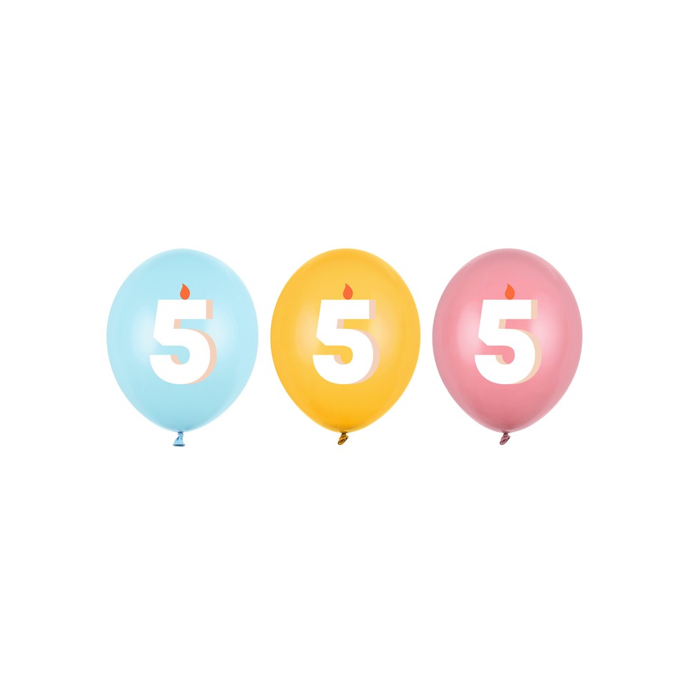 50 Ballons 30 cm - 5 - mix