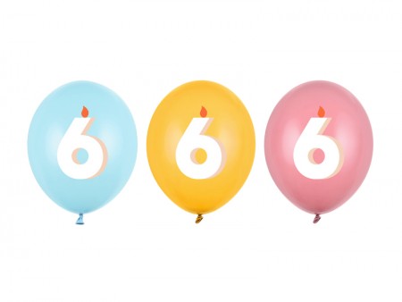 50 Ballons 30 cm - 6 - mix