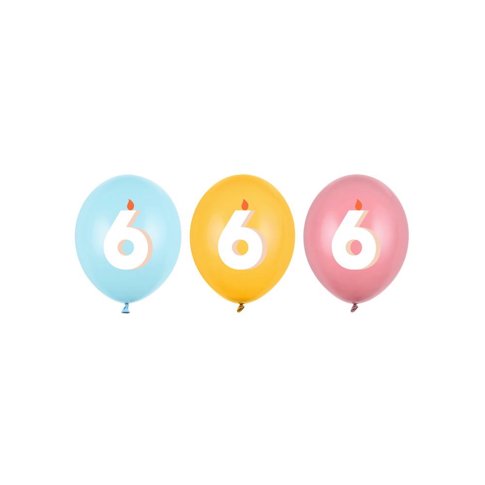 50 Ballons 30 cm - 6 - mix