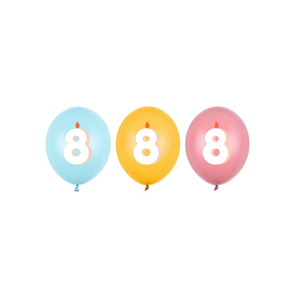 50 Ballons 30 cm - 8 - mix