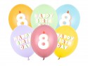 6 Ballons 30 cm - 8 - mix