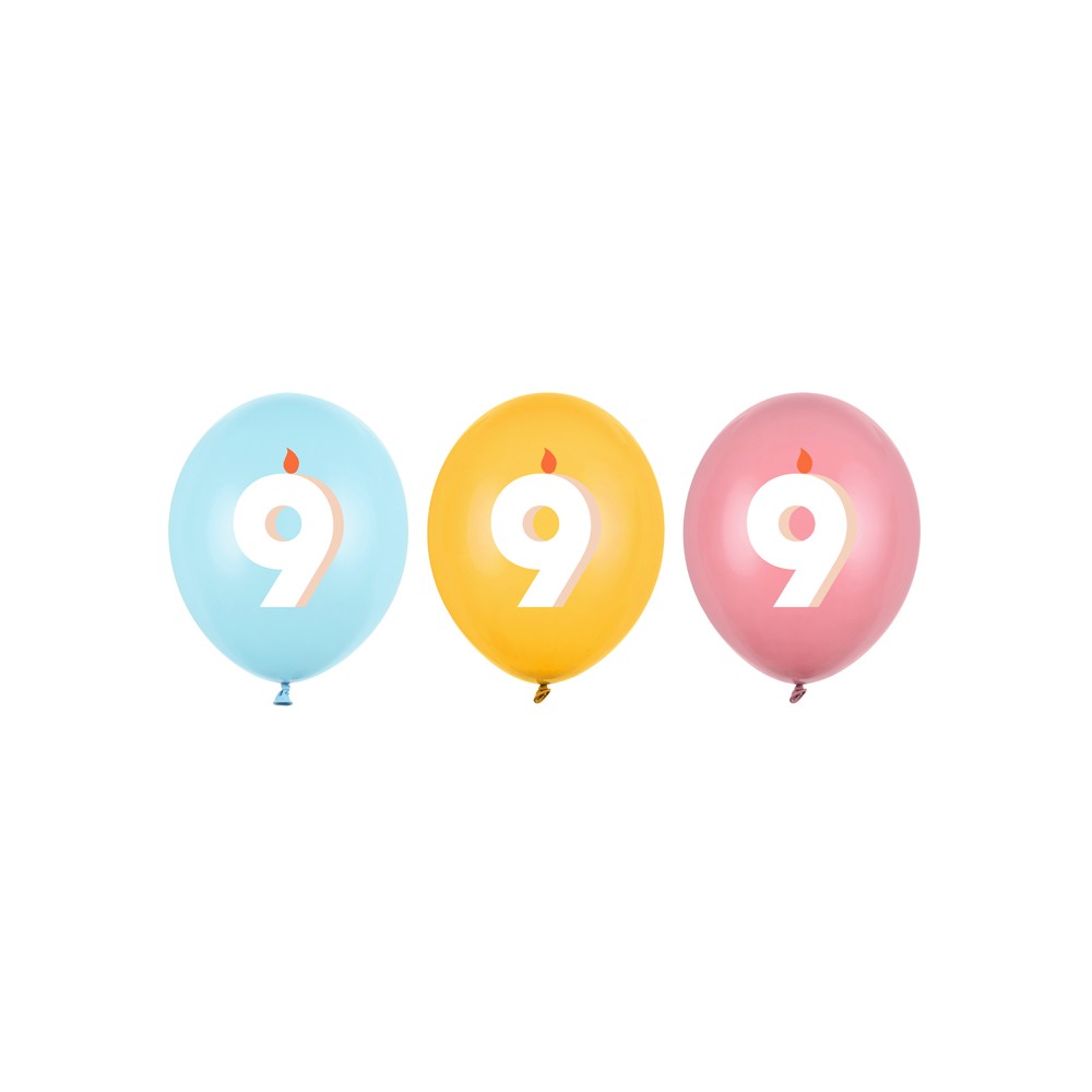 50 Ballons 30 cm - 9 - mix