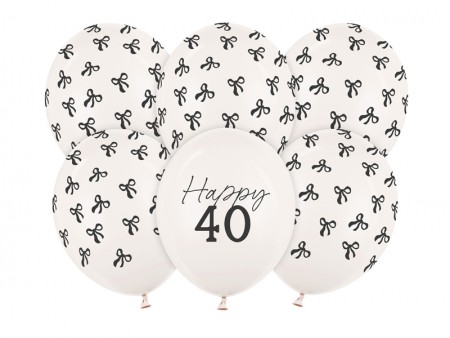6 Ballons 30 cm - 40 -...