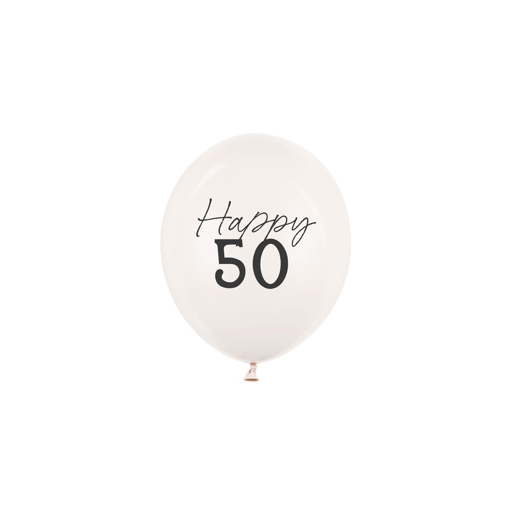 50 Ballons 30 cm - 50 - Pastel Off -white
