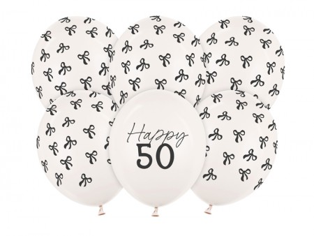 6 Ballons 30 cm - 50 -...