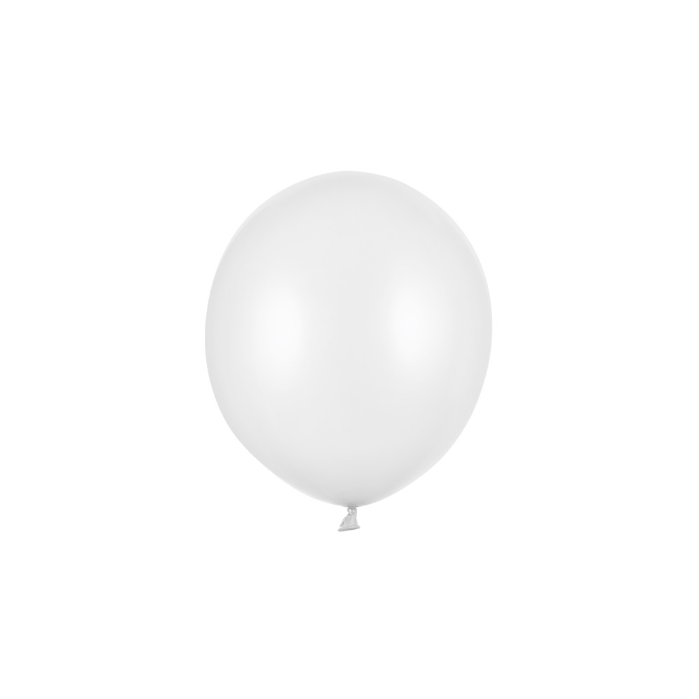 25 Ballons Strong 43 cm - Metallic Pure White