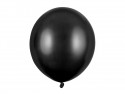 25 ballons en latex – Noir – Finition métallisée – 43 cm