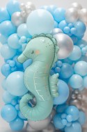 25 Ballons Strong 43cm - Metallic Silver Snow