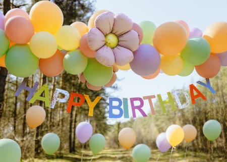 25 ballons en latex – Lilas...