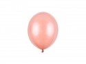 100 ballons en latex – Or rose – Finition métallisée – 12 cm