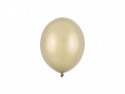 100 ballons en latex – Or froid – Finition métallisée – 12 cm