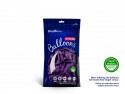 100 Ballons Strong 12cm - Pourpre métallique