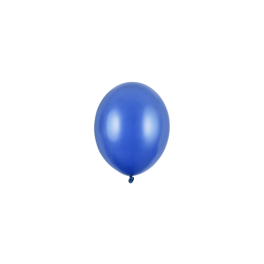 100 Ballons Strong 12cm - bleu métallique