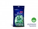 100 Ballons Strong 12cm - Vert menthe métallique