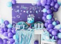 100 Ballons Strong 12cm - bleu Lavande Pastel