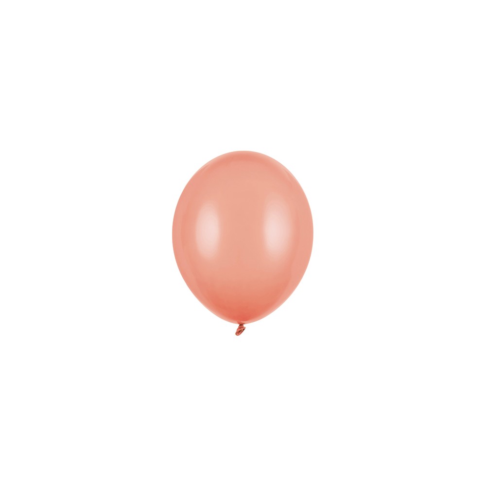 100 Ballons Strong 12 cm - pêche pastel