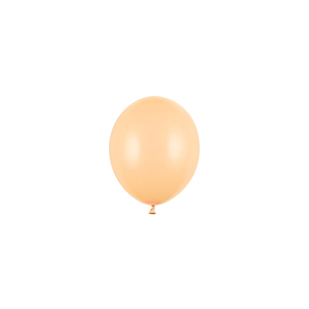 100 ballons en latex – Pêche claire – 12 cm